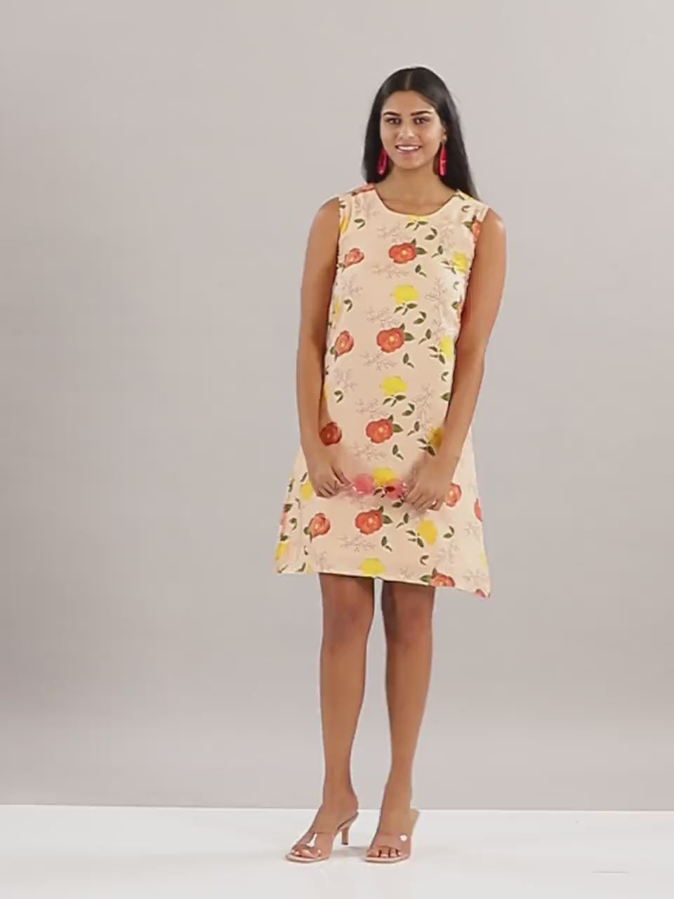 Bouquet-Floralprintedshiftdress