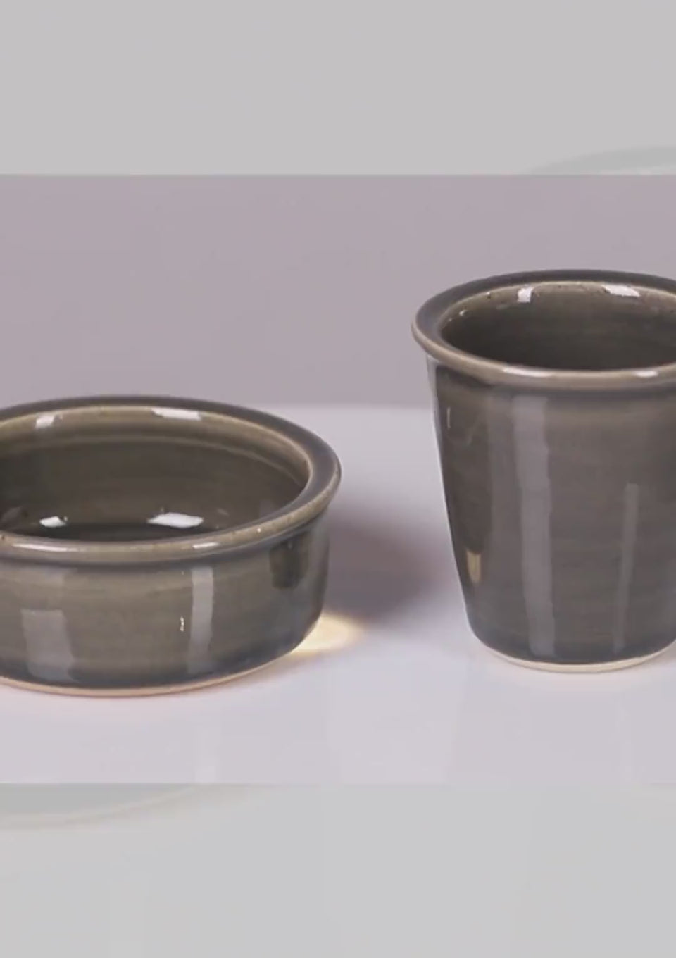 Filter coffee set of 2 - Grey