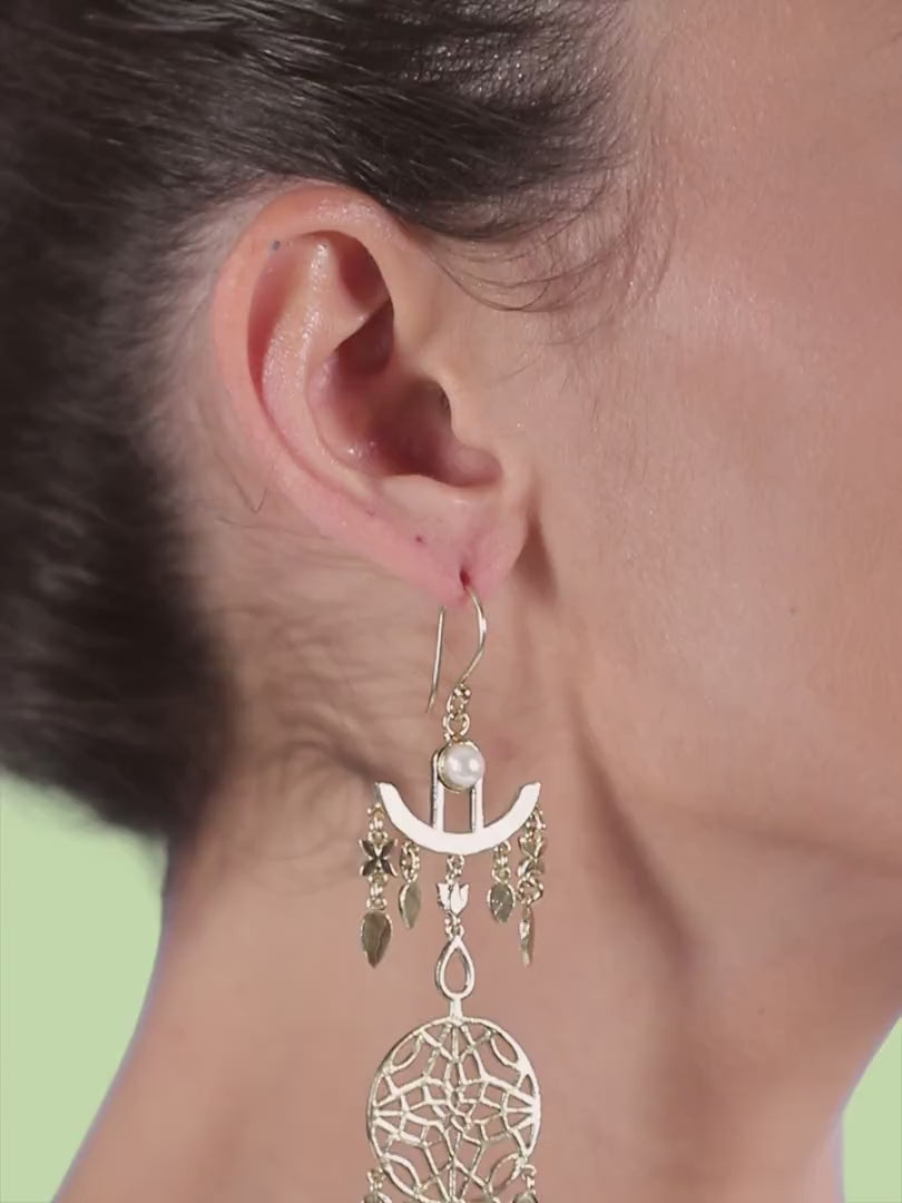 Floral Filigree Earring