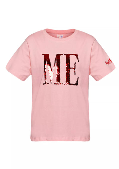 Reversible Sequin (Pink) t-shirt price online at IshqME