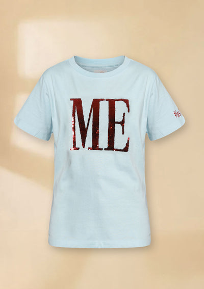 Reversible Sequin T-shirt (Blue)