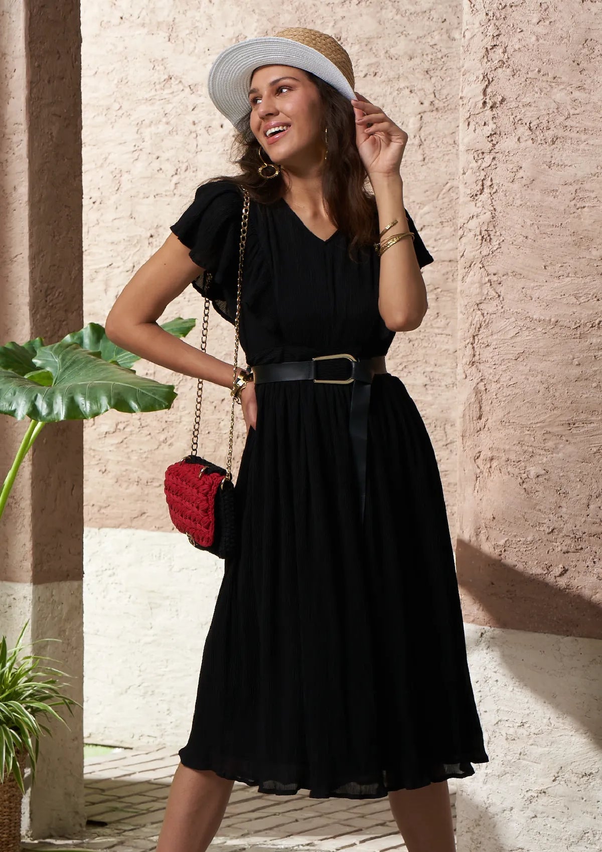 shop the look for women - Sizzling Black Ensemble