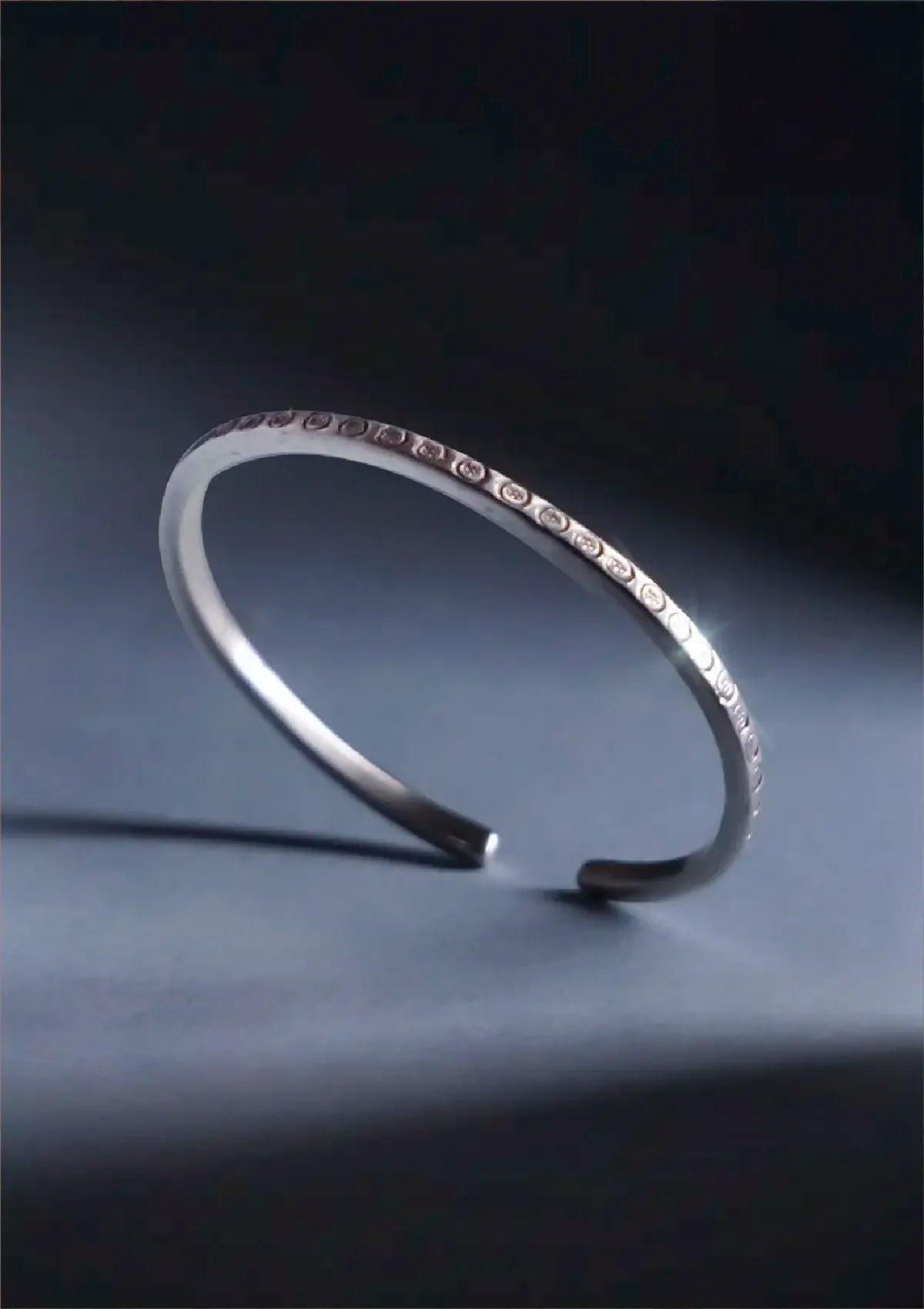 Silver cuff bracelet for women