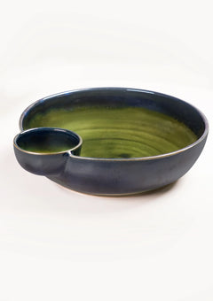 Snack & Dip Big Bowl - Green Blue