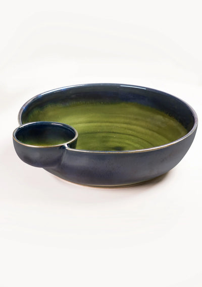 Snack & Dip Big Bowl - Green Blue