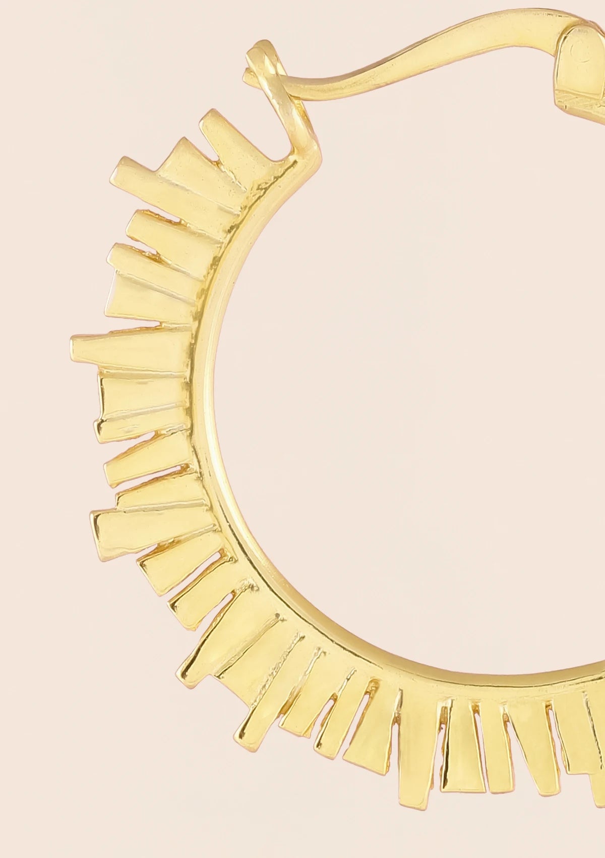 Statement celestial hoop earrings for women