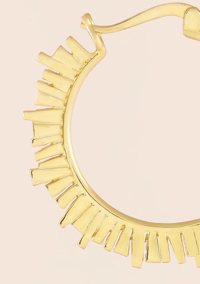 Statement celestial hoop earrings for women