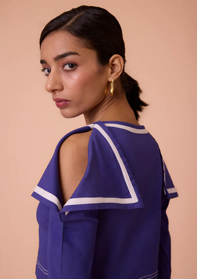 Buy Elyra Flap Shoulder Crop Top Online