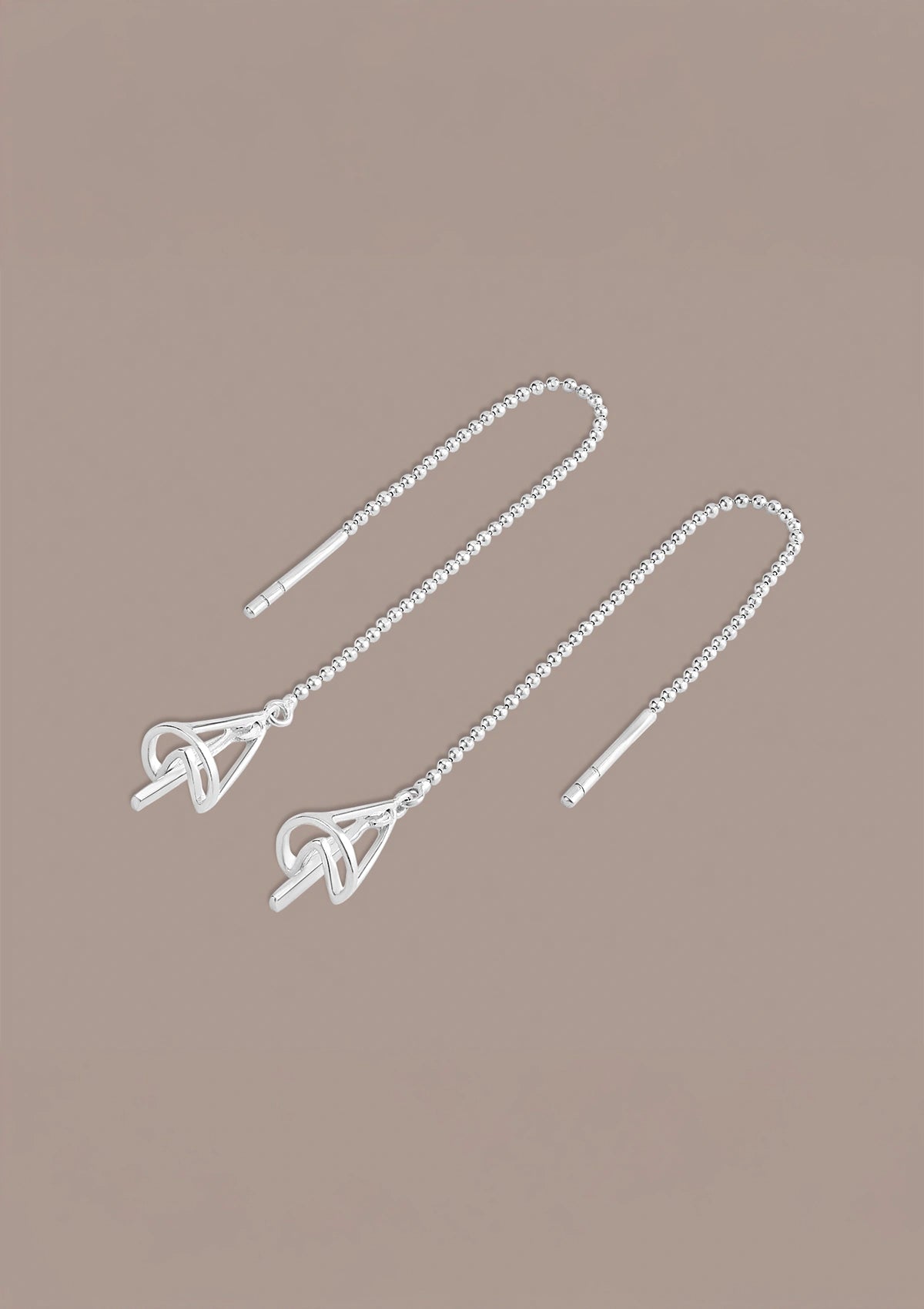 Statement threader earrings for women