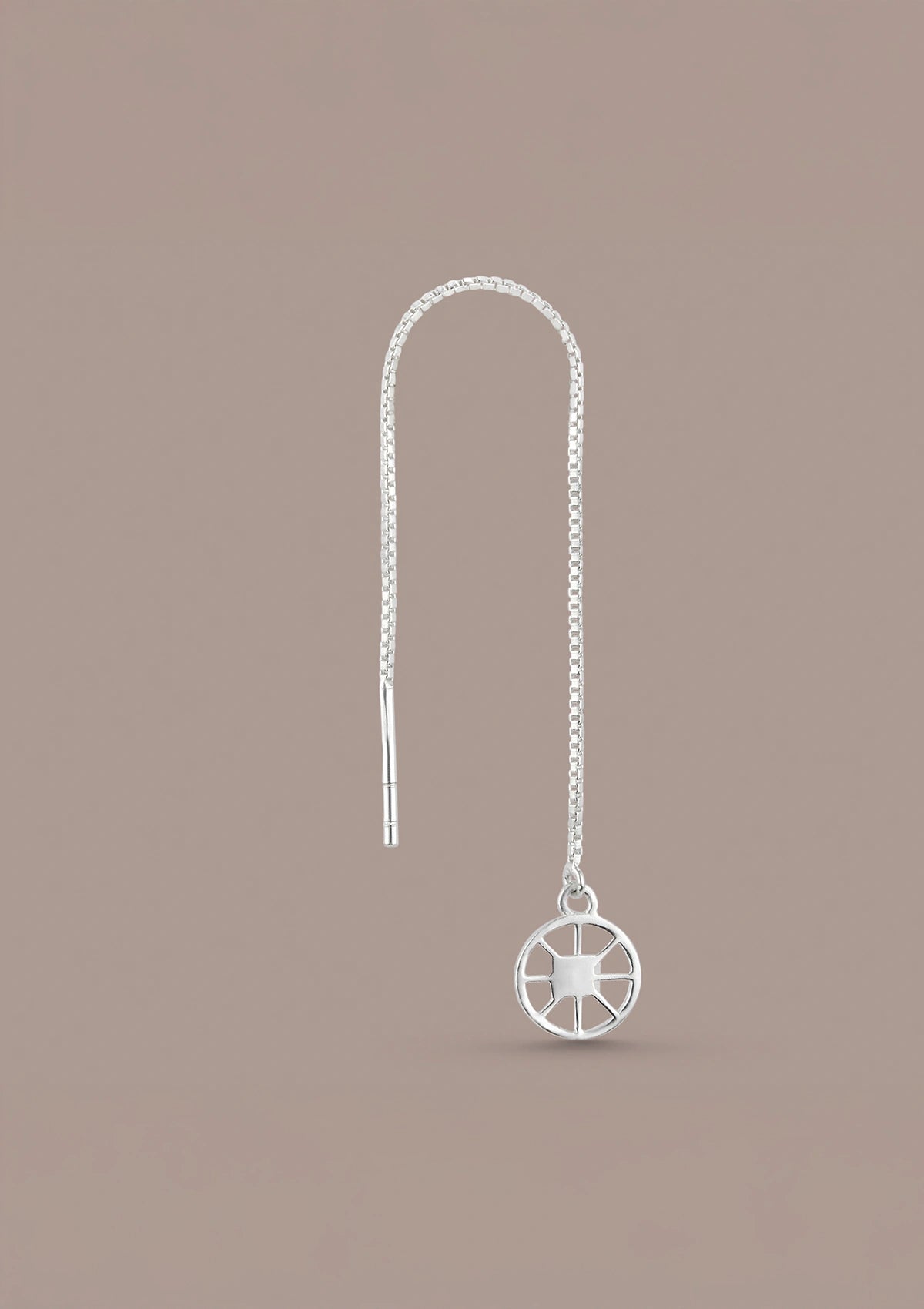 Statement threader earrings for women