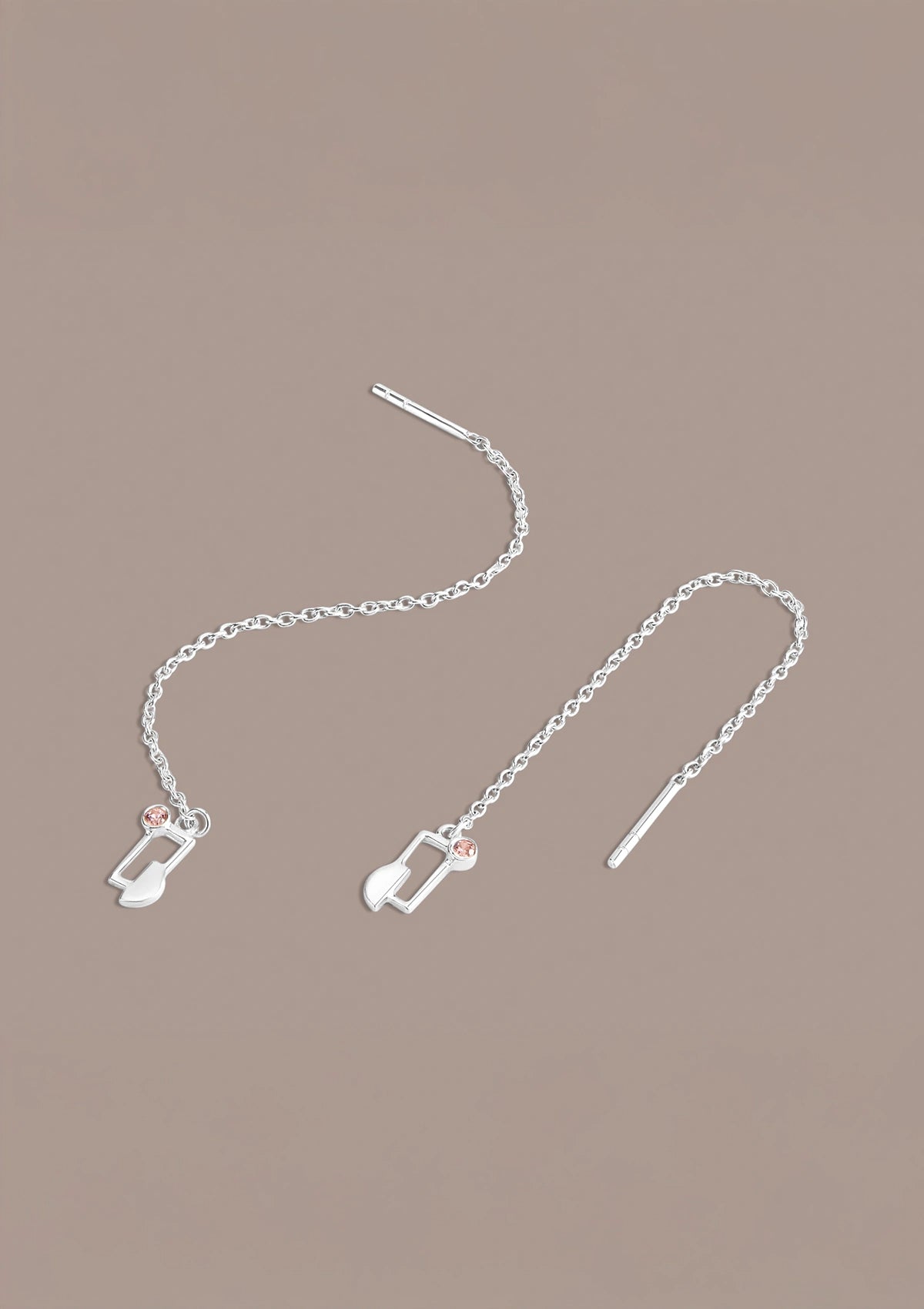 Statement threader earrings for women