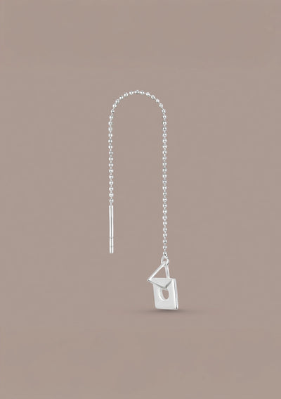 Statement threader earrings for women