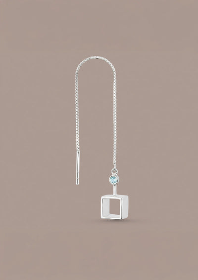 Statement threader earrings for women
