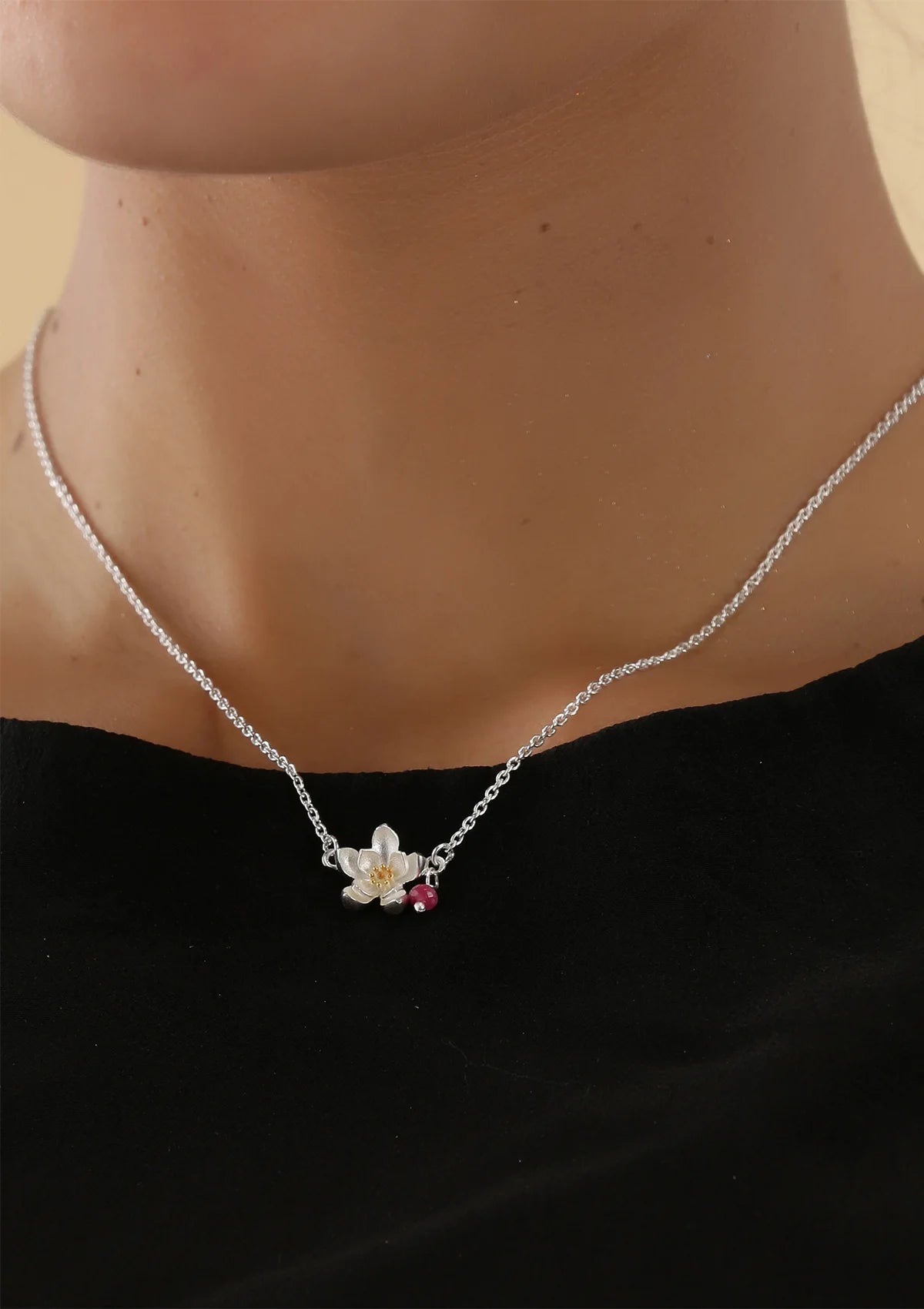 Sterling silver necklace for women