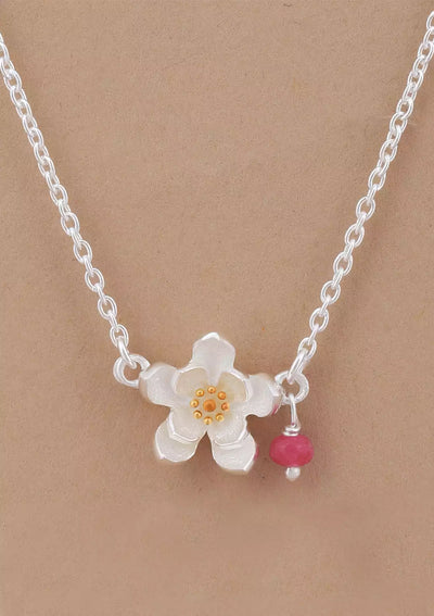Sterling silver pendant necklace for women