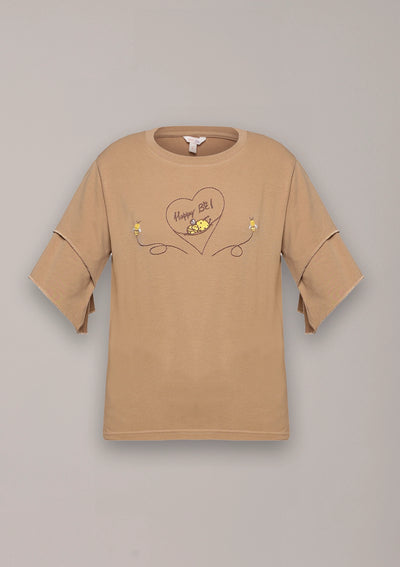 Buy Happy Be T-Shirt for women