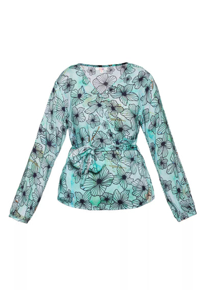 Tethys Overlap Front Tied top price online at IshqME