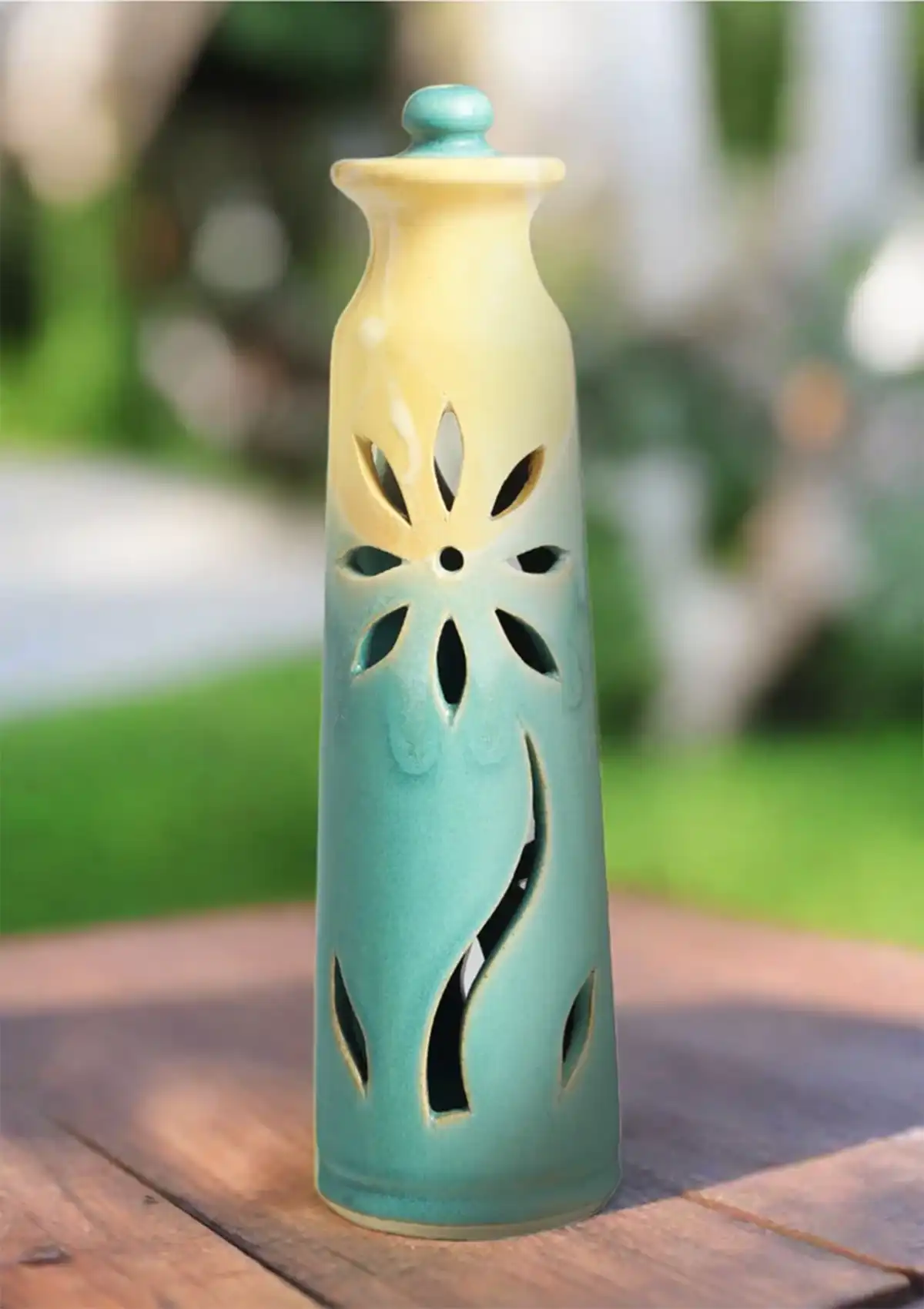 Incense ash catcher stand in Turquoise Sea