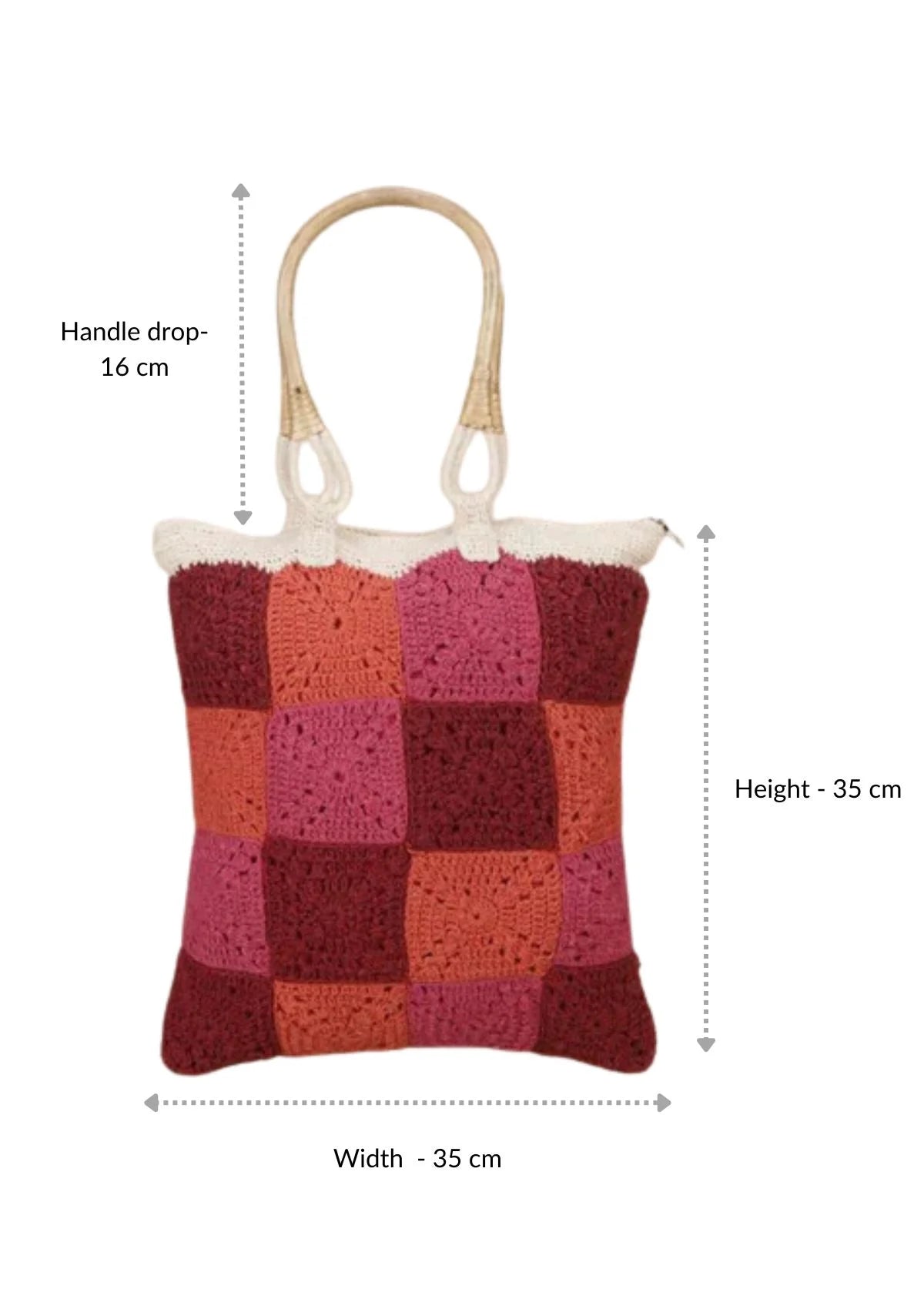 Women's handmade crochet bag