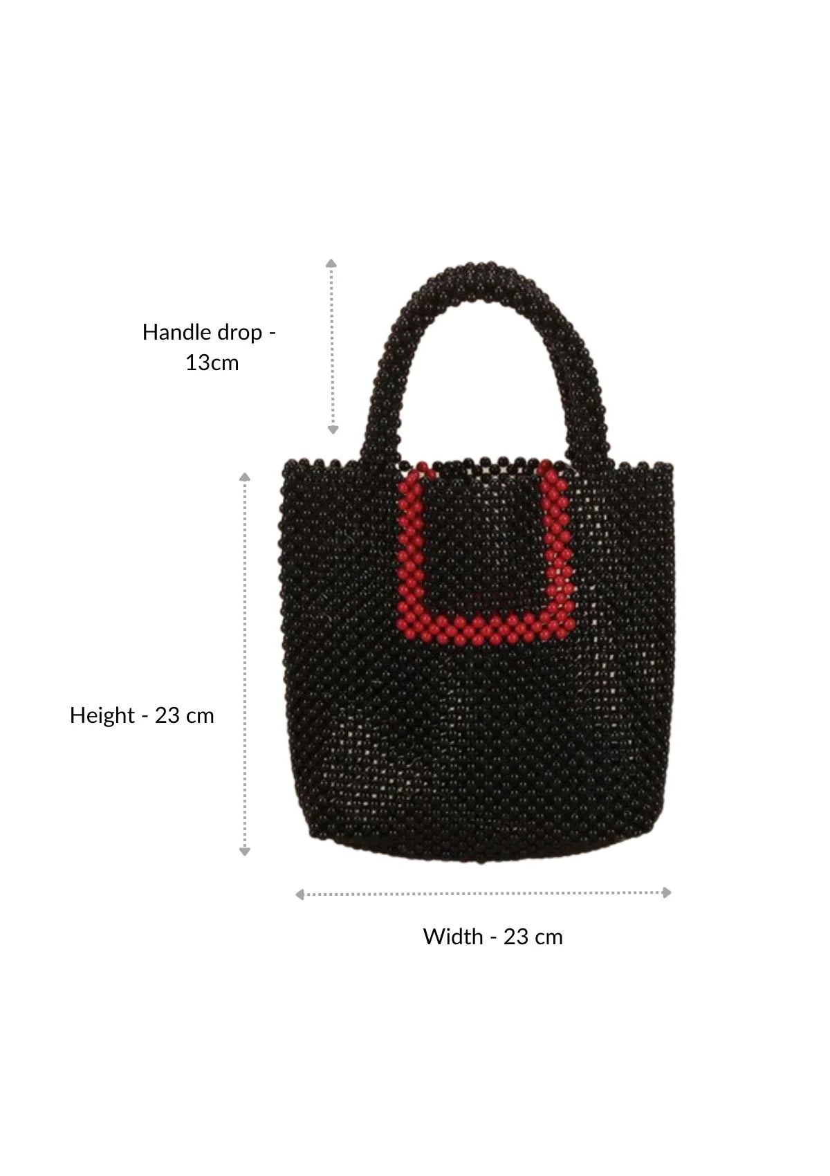 Women's beaded mini bag
