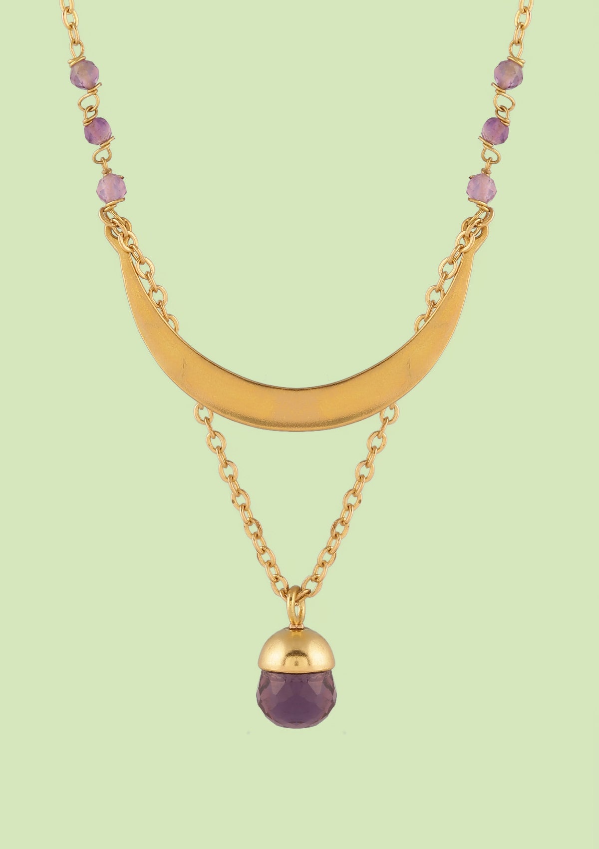 Amethyst Beads Necklace