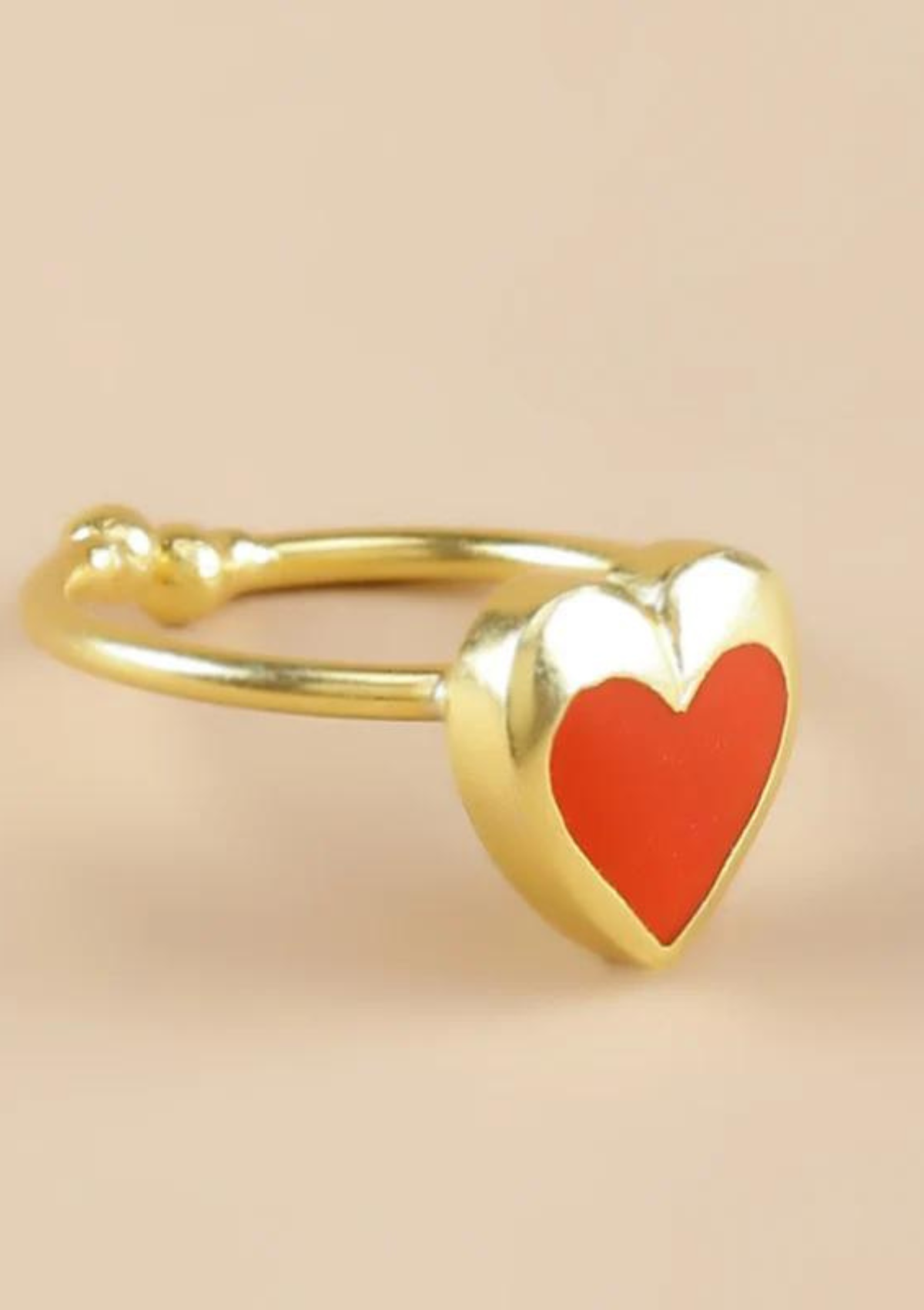 Adjustable Neon Heartshaped Ring