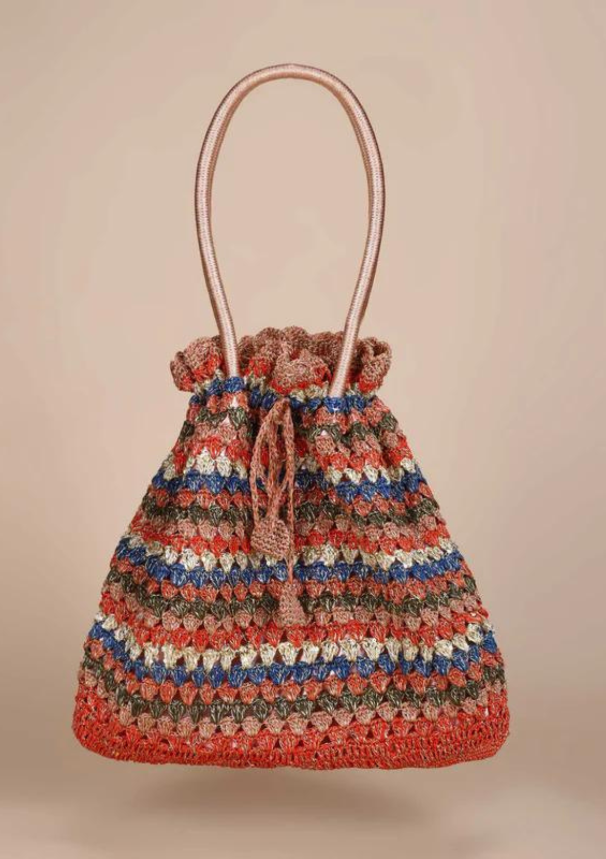 Women's accessories handcrafted crochet tote potli tote bag